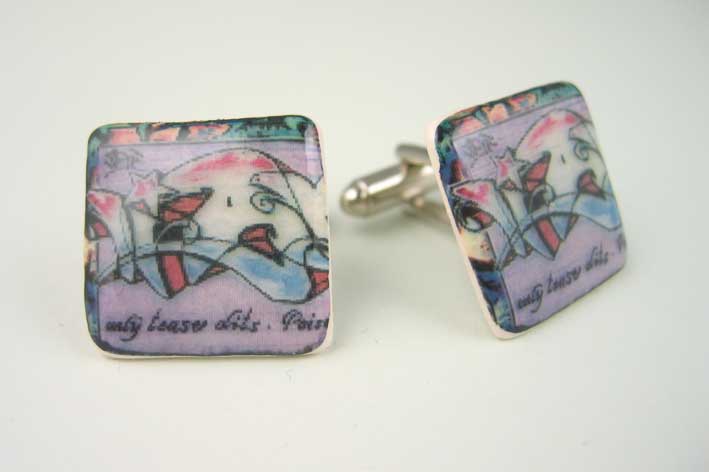 View Poison Pink cufflinks